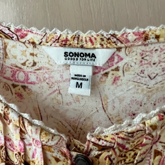 Sonoma Women’s M rayon tank top w adjustable straps - Picture 3 of 7